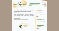 Desktop Screenshot of healthsearch.org.nz